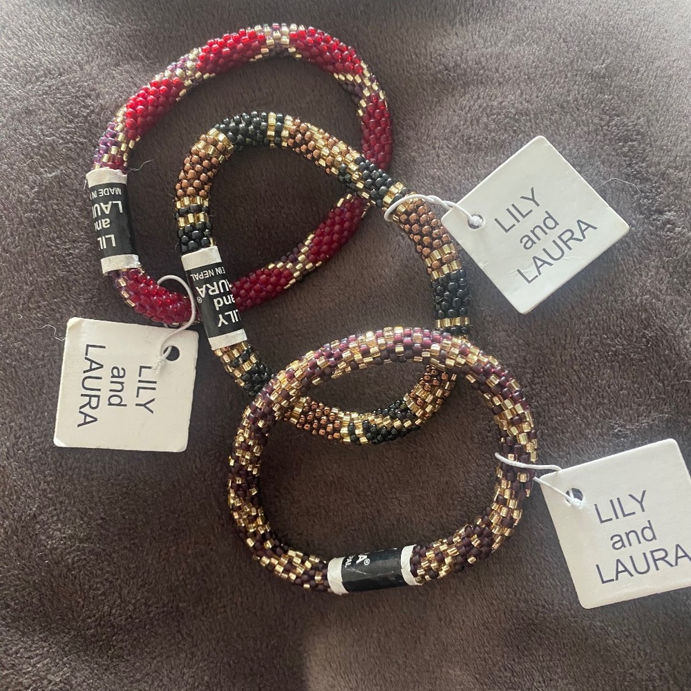 Lily and Laura Bracelets! NWT